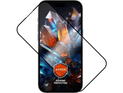 ultra odolne tvrzene sklo fixed armor s anti dust aplikatorem a ar vrstvou pro apple iphone 15 iphone 16 cerne ien532160