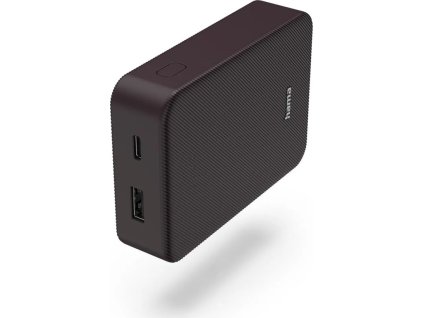 hama colour 10 powerbanka 10000 mah 3 a vystup usb c usb a slivkova ien524270