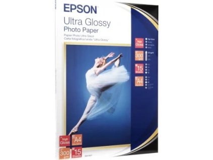 epson paper a4 ultra glossy photo 15 listu 300g m2 ien50756