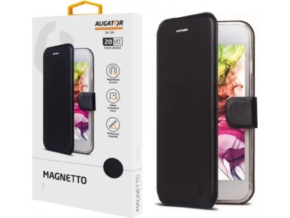 aligator magnetto flipove pouzdro pro xiaomi redmi note 8 pro black ien342921