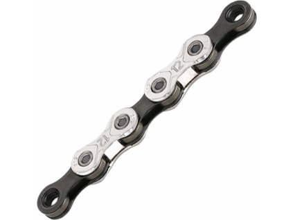 retez kmc x 12 ni cerno stribrny 126 clanku baleno v sacku ien334638