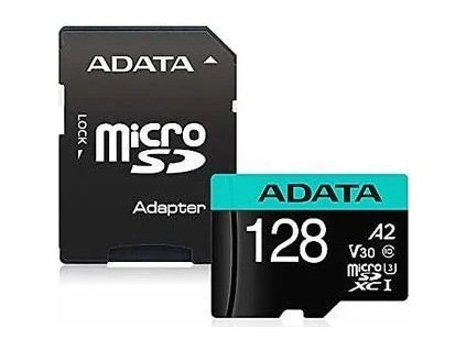 adata premier microsdxc 128gb uhs i v30s 100 80mb s sd adapter ien363470
