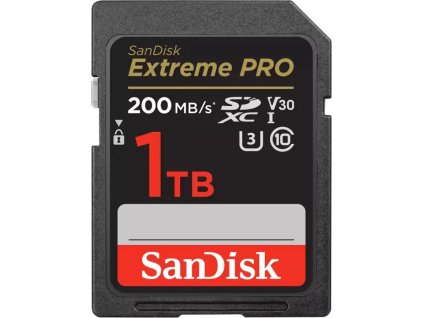 sandisk extreme pro sdxc 1tb 200mb s uhs i u3 class 10 ien444272