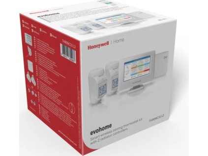 honeywell home evohome starter set 2 kotel cz thr99c3112 evohome touch wifi 2x termohlavice hr92 bdr91 ien504450