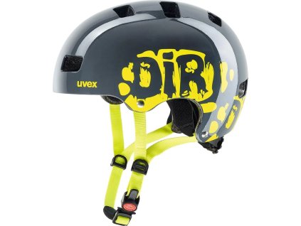 uvex kid 3 dirtbike grey lime 55 58 ien405215
