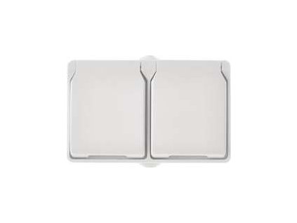 zasuvka nastenna dvojita bila ip44 ig430348