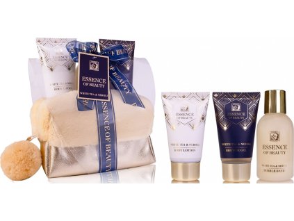 accentra set koupelovy essence of beauty v kosmeticke tasticce s pom pom kolekce salsa ien564935