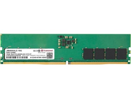 transcend 16gb ddr5 4800 u dimm jetram 1rx8 2gx8 cl40 1 1v ien471466