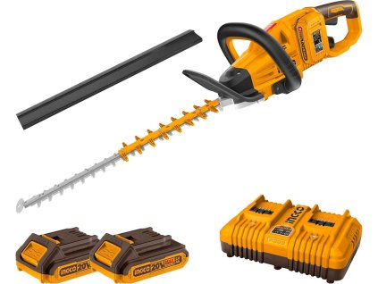 ingco chtli400282 aku nuzky na zivy plot vc 2ks baterie a nabijecky ien532620