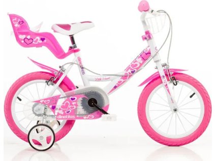 dino bikes 164rn bila ruzovy potisk 16 divci kolo ien449097