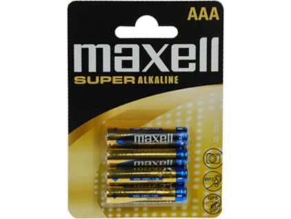 maxell super alkalicke baterie lr03 4bp aaa blistr 4ks ien233477