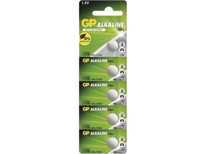gp a76 lr44 11 6 x 5 4 mm 5 ks knoflikova alkalicka baterie ien103692