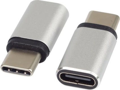 premiumcord adapter usb c female usb c male stribrna ien404966