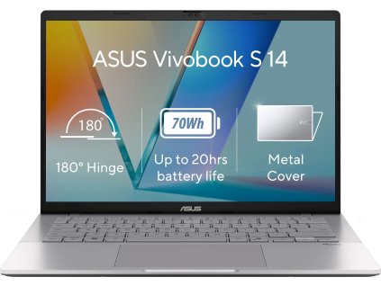 asus vivobook s14 s3407ca ly008w cool silver kovovy ien552283