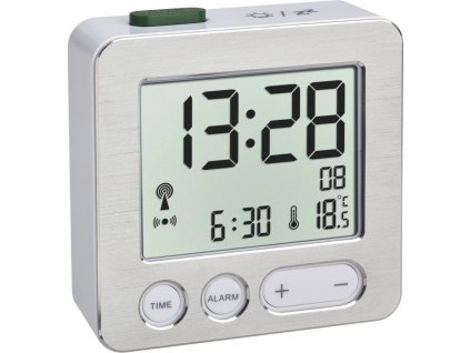 tfa 60 2545 54 digitalni budik s radiove rizenym casem stribrny ien454100