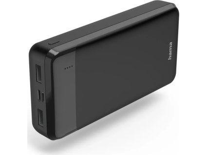 hama eco power 20 powerbanka 20000 mah 2 a 2 vystupy 2x usb a ien524276