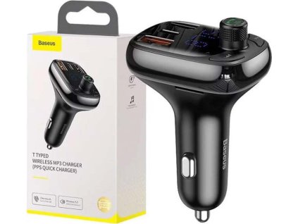 bluetooth fm transmiter baseus s13 t shaped cerny ien522482