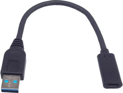 premiumcord adapter usb 3 0 a samec usb c samice usb 3 2 gen2 3a 20cm ien404967