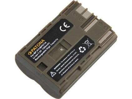 patona pt1008 canon bp 511 1300mah li ion ien170458