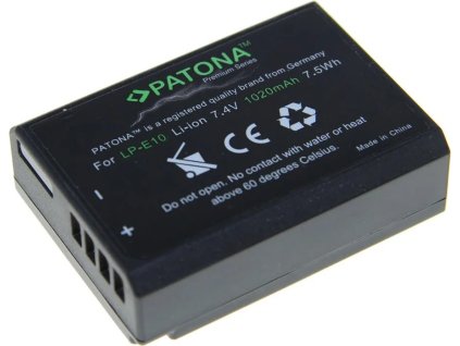 patona premium pt1213 canon lp e10 1020mah li ion ien217869