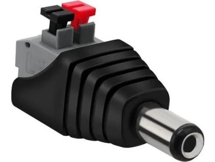 conexpro dc napajeci konektor zastrcka 2 1x5 5 mm s pruzinovou svorkou ien519587