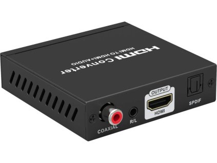 premiumcord 4k 60hz audio extractor arc hdr vystupy stereo jack spdif rca ien369881