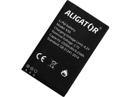 aligator baterie pro k50 extremo li pol 2500 mah originalni ien502214