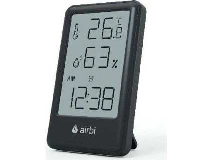 airbi pokojovy teplomer a vlhkomer frame cerny ien482932