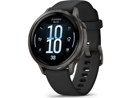 garmin venu 4 41mm slate a cerny silikonovy reminek ien563662