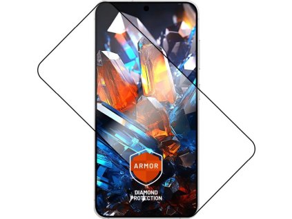 ultra odolne tvrzene sklo fixed armor s anti dust aplikatorem a ar vrstvou pro samsung galaxy s24 s25 cerne ien550818