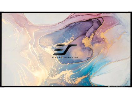 elite screens platno v pevnem ramu 110 280 cm 16 9 137 x 244 cm clr3 bezramove pro ust projektory ien505026