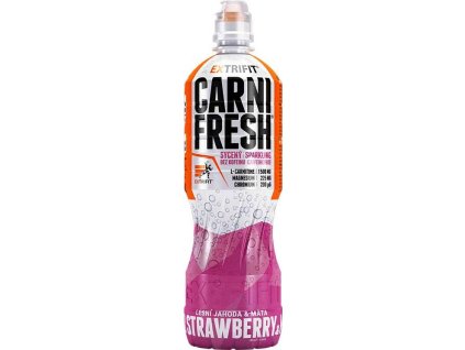 extrifit carnifresh sparkling caffeine free 850 ml jahoda mata ien554605