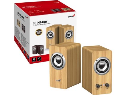 genius sp hf400 pine wood 2 0 10w svetle drevo ien572505