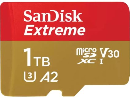 sandisk extreme microsdxc 1tb 190mb s uhs i u3 class 10 adapter ien444274