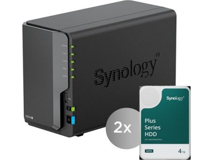 synology diskstation ds225 vcetne 2ks hdd 4tb hat3300 4t ien567678