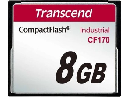 transcend compact flash 8gb 170x industrial ts8gcf170 ien159769