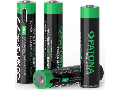 patona nabijeci baterie aaa lr03 li pol 500mah ien528226