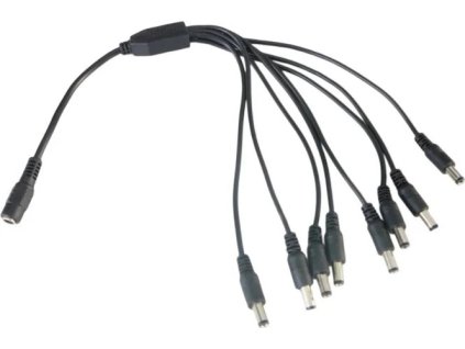 conexpro dc napajeci rozbocovac 8x samec 1x samice ien519595