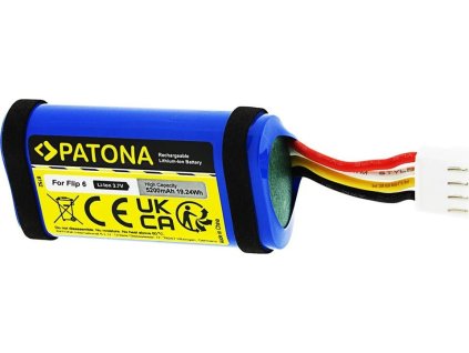 patona baterie pro reproduktor jbl flip 6 5200mah 3 7v li lon ien524223