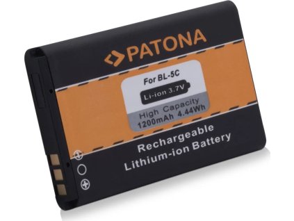 patona baterie pro mobilni telefon nokia bl 5c 1200mah 3 7v li ion ien443925