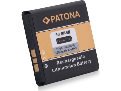 patona baterie pro mobilni telefon nokia bp 6m 1200mah 3 7v li ion ien443934