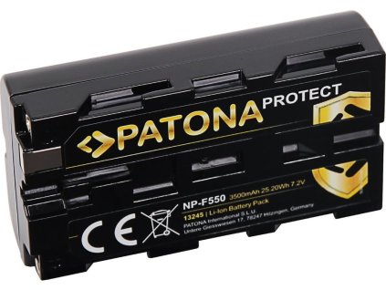 patona baterie pro digitalni kameru sony np f550 3500mah li ion 7 2v protect ien443805
