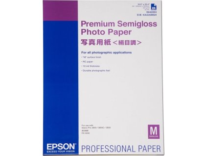 epson papir a2 premium semigloss photo 250 g m2 ien573171