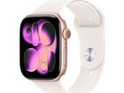 apple watch series 11 gps cellular 42mm rose gold blush band s m ien563001