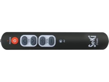 univerzalni dalkovy ovladac seki slim cerny pro seniory ien309333