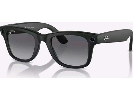 meta ray ban wayfarer matte black polarized gradient graphite ien563400