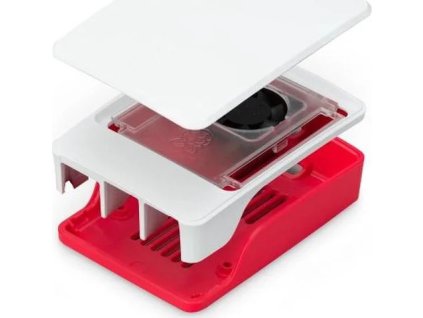 raspberry case original bila ruzova pro pi 5 ien507155