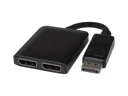 premiumcord adapter displayport 2x displayport mst rozsireni zrcadleni 2 obrazy 4k 2k ien337380