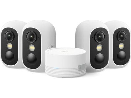 venkovni kamera anker eufy c35 sada 4ks jednotka homebase mini 1080p bila ien573474