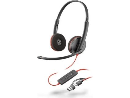 poly nahlavni souprava blackwire 3220 usb c a adapter stereo ien509892